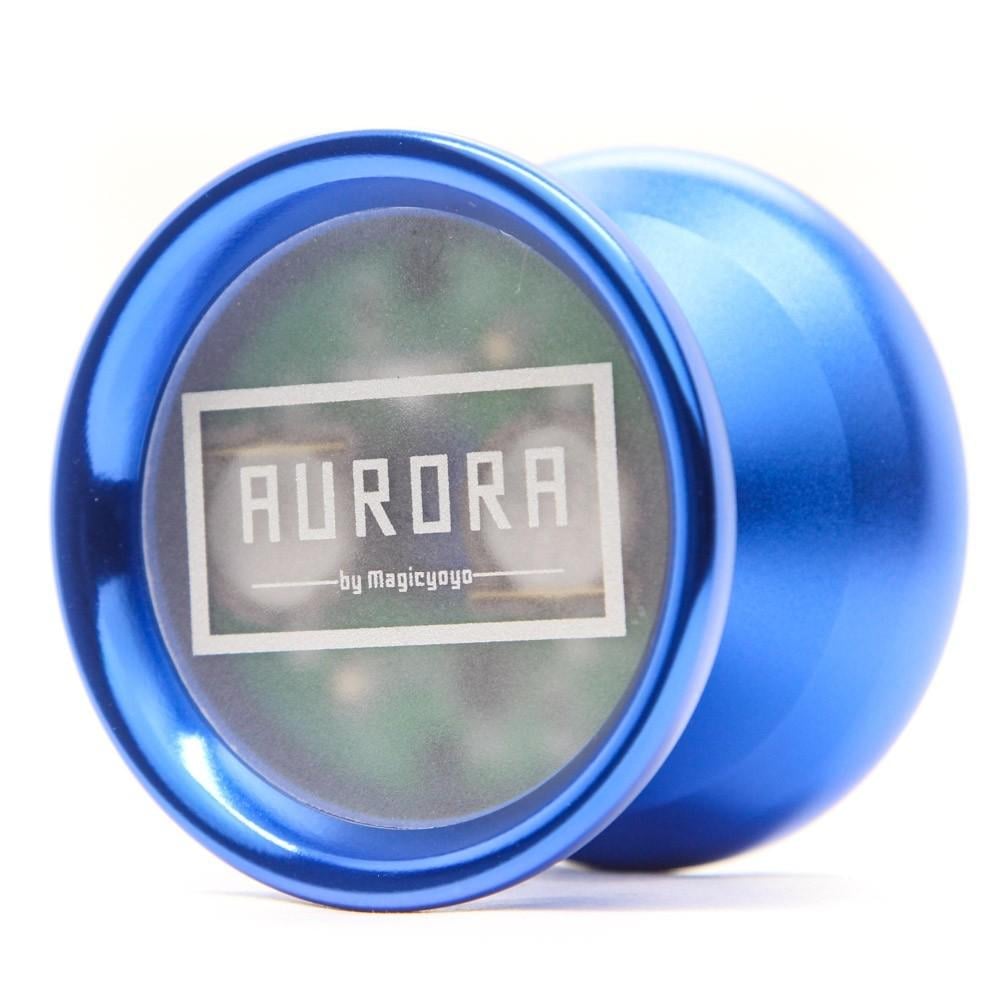 Йо-йо Magicyoyo Aurora Зеленое свечение Синий