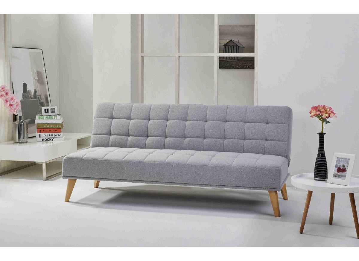 Диван-софа розкладний для кабінету, вітальні, офісу Vetro Mebel Клер 1790х820х810 дерево/тканина колір натуральний/світло-сірий - фото 7 Диван-софа розкладний для кабінету, вітальні, офісу Vetro Mebel Клер 1790х820х810 дерево/тканина колір натуральний/світло-сірий - фото 7