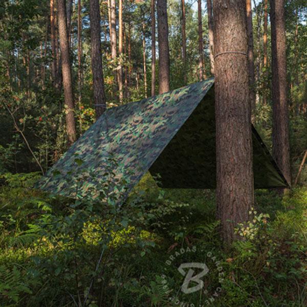 Тент Bradas 10х15 м 90 г/м2 Camoforest (PLCF9010/15) - фото 2