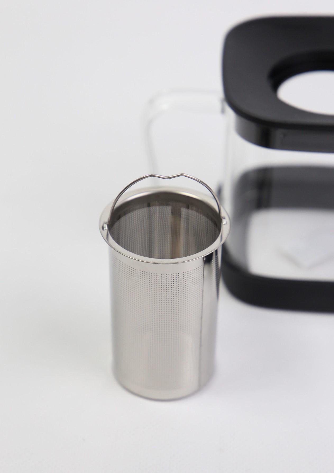 Чайник заварочный квадратный с металлическим фильтром 700 мл (00000010479) - фото 6