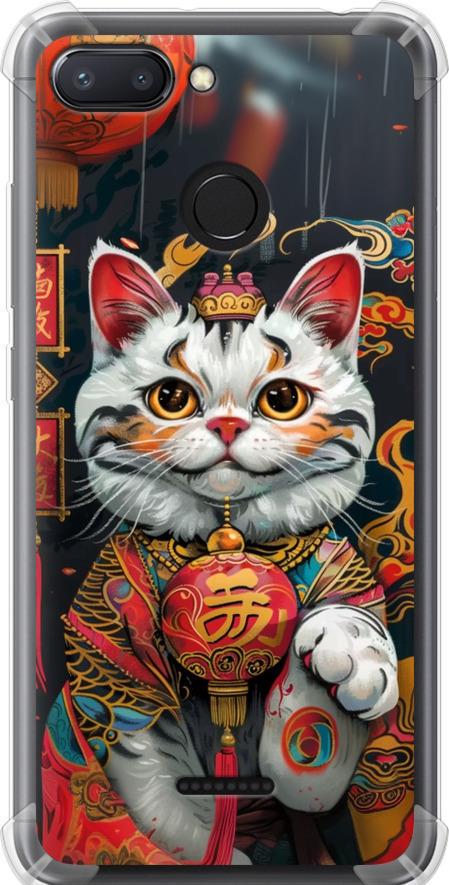 Чехол на Xiaomi Redmi 6 China Cat v2 (6135sp-1521-42517) Чехол на Xiaomi Redmi 6 China Cat v2 (6135sp-1521-42517)