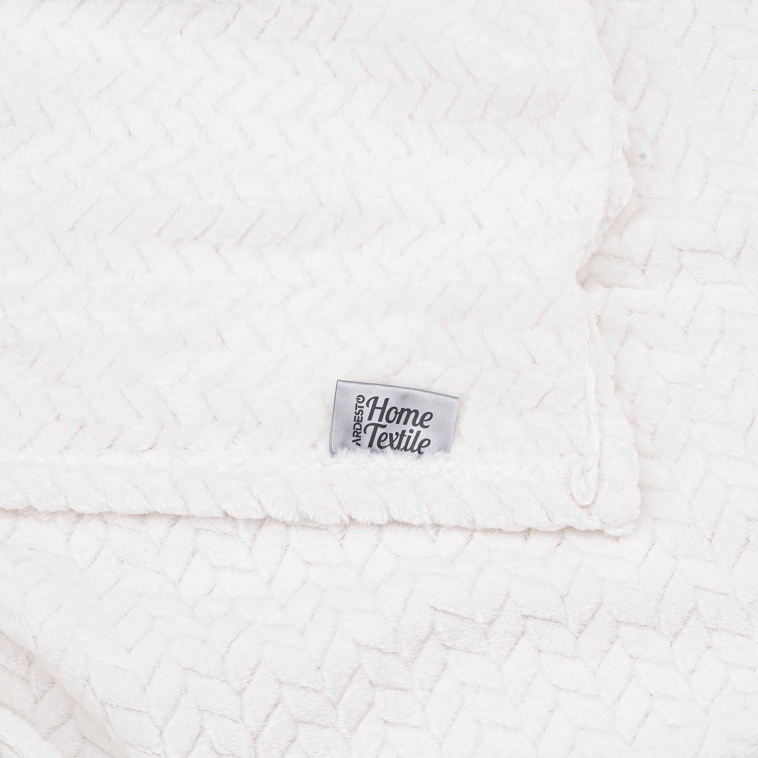 Плед Ardesto Jacquard Braid 160x200 см Айворі (ART0201JB) - фото 3 Плед Ardesto Jacquard Braid 160x200 см Айворі (ART0201JB) - фото 3