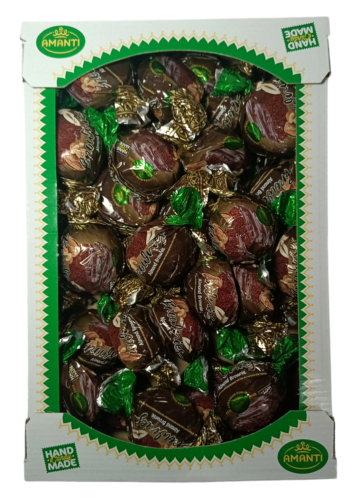 Конфеты AMANTI Брауни Миндаль 1 кг (57767)