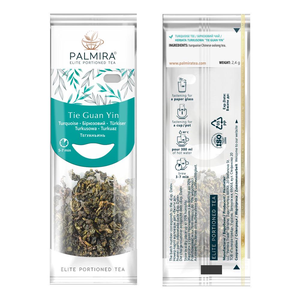 Чай пакетированный для чашки PalmiraТегуаньынь улун 10 шт. 2,4 г - фото 2