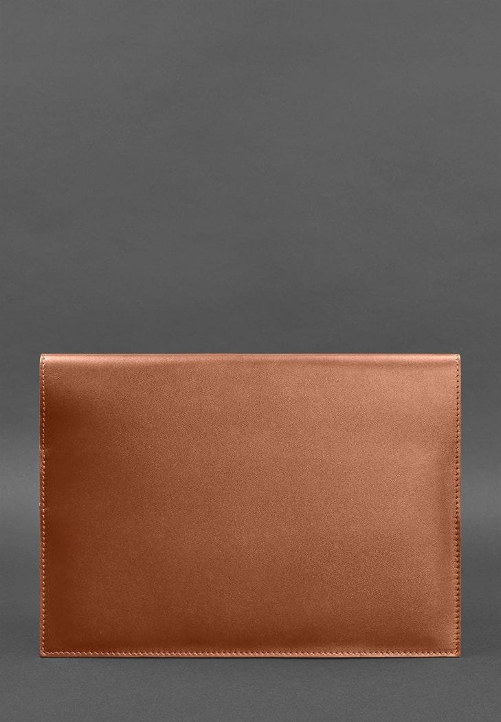 Папка шкіряна для документів А4 на магнітах Світло-коричневий (A-026685) - фото 5