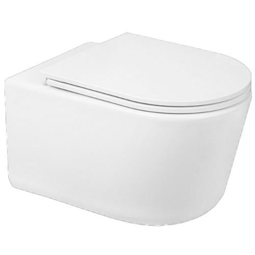 Унітаз підвісний VOLLE Solo 1310.001000 безобідковий із сидінням з мікроліфтом (251319) Унітаз підвісний VOLLE Solo 1310.001000 безобідковий із сидінням з мікроліфтом (251319)