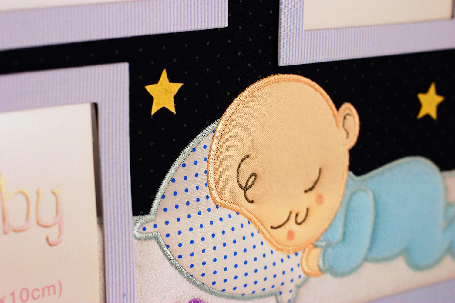 Фоторамка детская Chako на 3 фотографии. Синий (FB-BX-109) - фото 2