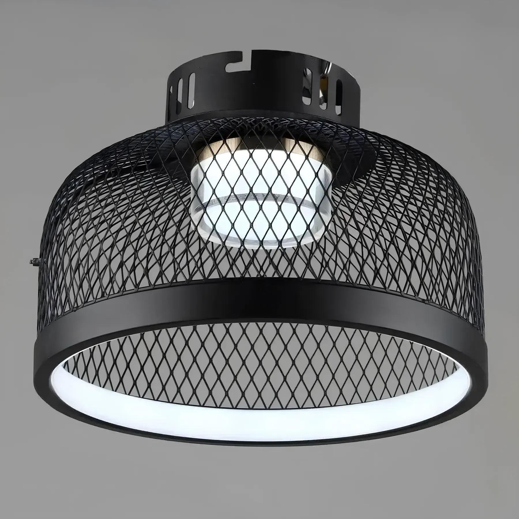 LED-люстра потолочная Valeso Loft без д/у 3000/6500К IP20 B YH1348/34W BK+GD 17W Черный (28688074)