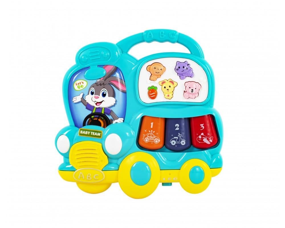 Игрушка Baby team музыкальная Автобус от 6 месяцев