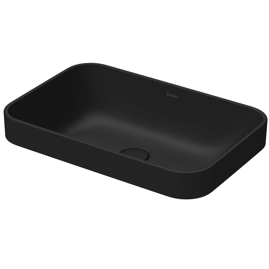 Умывальник накладной DURAVIT Happy D.2 Plus 2359601300 600x400x165 мм Черный (142421)