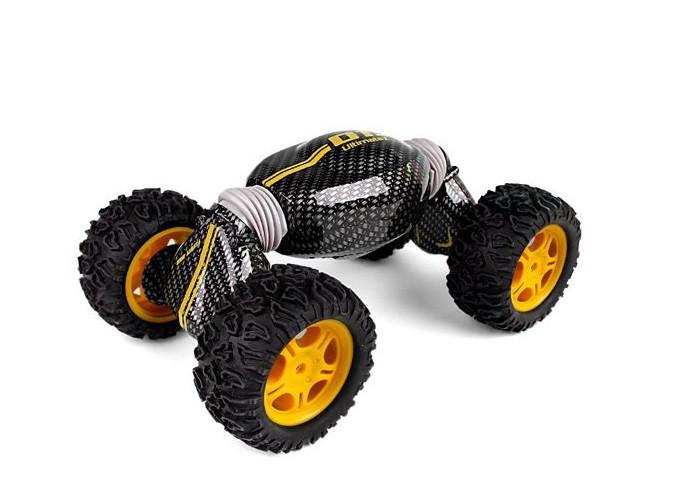 Іграшка на радіокеруванні SUNROZ Hyper Tumble дитячий трюковий позашляховик Сіро-Помаранчевий (SUN2266)