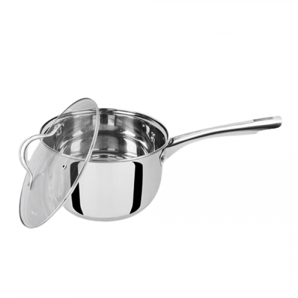 Набір посуду Maestro із нержавіючої сталі зі скляними кришками 1,8 л/2,5 л/3,4 л 6 пр. (39065e5a) - фото 5 Набір посуду Maestro із нержавіючої сталі зі скляними кришками 1,8 л/2,5 л/3,4 л 6 пр. (39065e5a) - фото 5