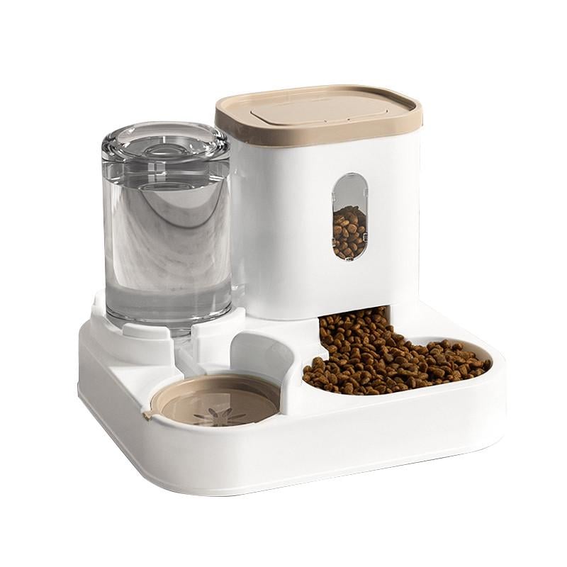 Автоматическая кормушка Lesko DT2024 для кошек и собак с поилкой Coffee (24366735) Автоматическая кормушка Lesko DT2024 для кошек и собак с поилкой Coffee (24366735)