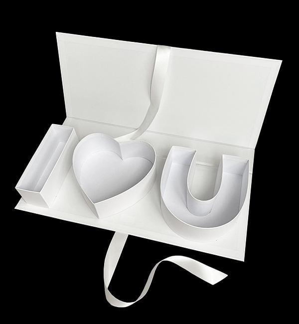 Подарочная коробка I love you 45 6x19 5x6 8 см Белый (415058)