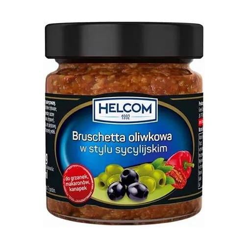 Брускетта Helcom Bruschetta oliwkowa w stylu sycylijskim оливковая сицилийская 225 мл