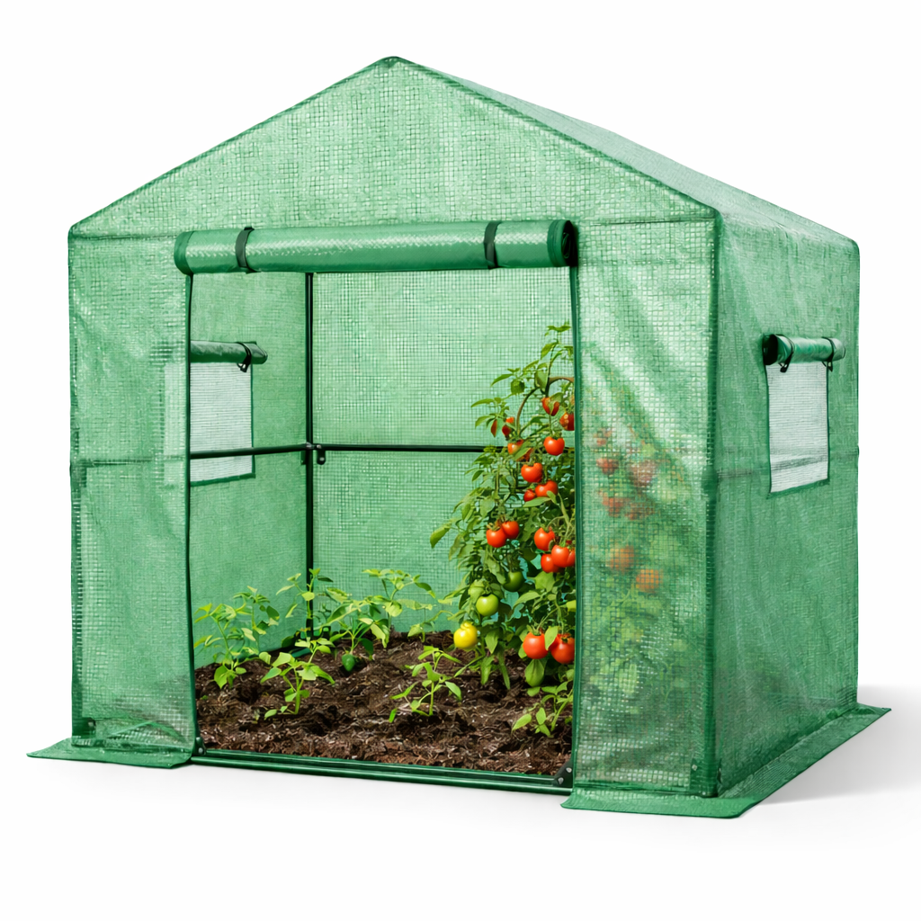 Теплиця збірна аркова HP-1071 2х2х2 м 4 м2 Зелений