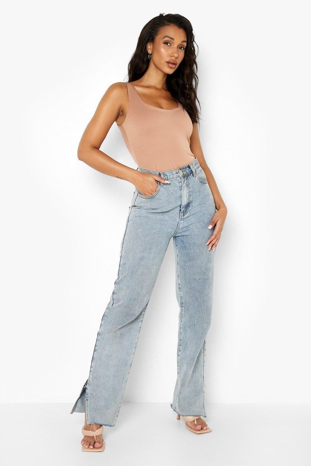 Боди-майка Boohoo 9771 двойной XL р. 48 Коричневый