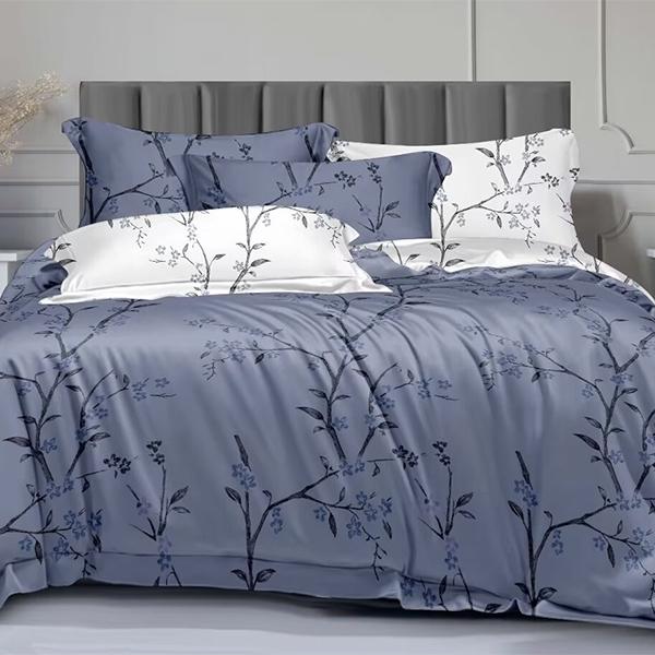 Комплект постільної білизни Soho євро 200х230 см Eleganze Blue (ЦБ-00035220)