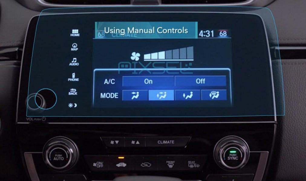 Скло захисне Pixsel гібридне глянець на монітор Honda CR V 11,8“ 2017-2021