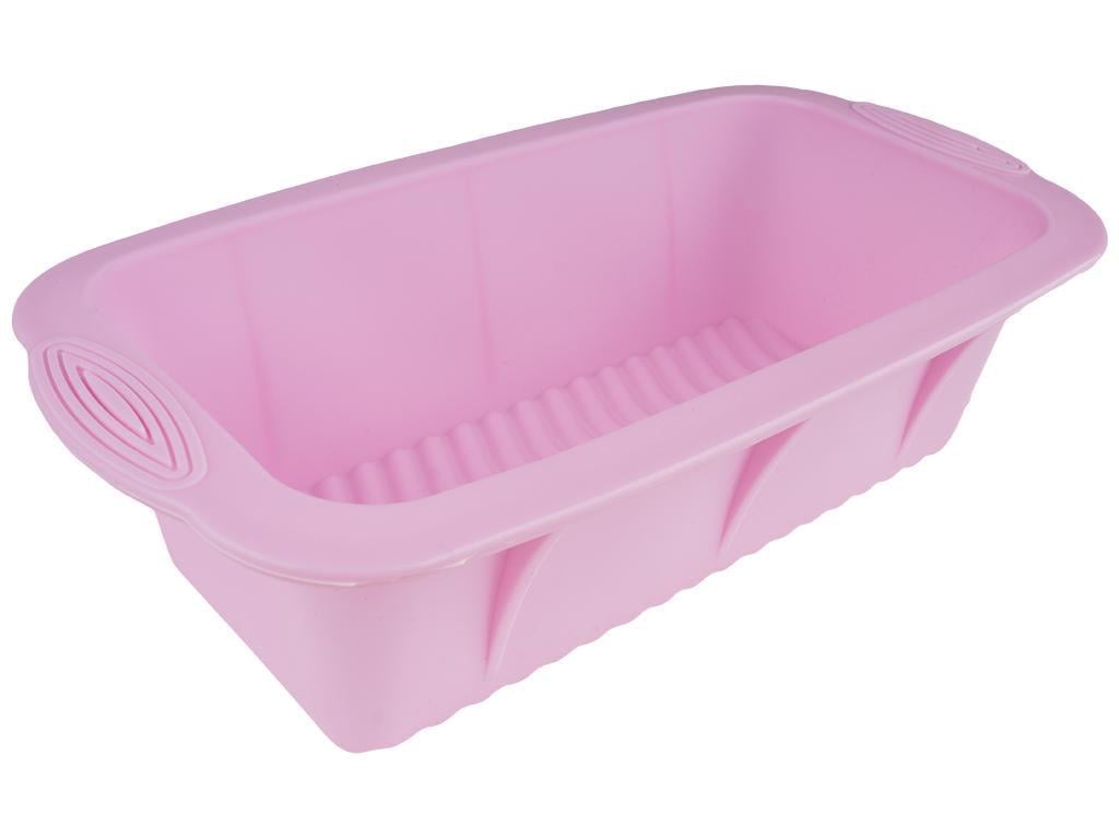 Форма для выпечки силиконовая Stenson 25,4x12,8x6,8 см Розовый (MMS-MH-3031) Форма для выпечки силиконовая Stenson 25,4x12,8x6,8 см Розовый (MMS-MH-3031)