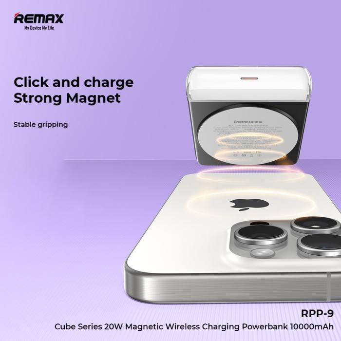 Повербанк Remax RPP-9 Magnetic 10000 mAh (RPP-9) - фото 5