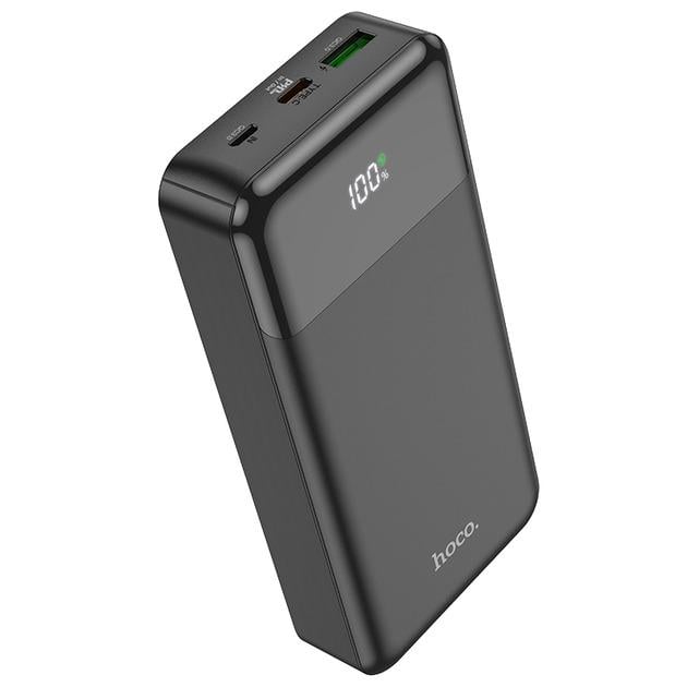 Зарядное устройство быстрой зарядки Hoco J102A figure 20W 20000 mAh Черный Зарядное устройство быстрой зарядки Hoco J102A figure 20W 20000 mAh Черный