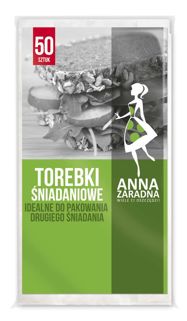 Пакеты Anna Zaradna бумажные для завтраков 50 шт.