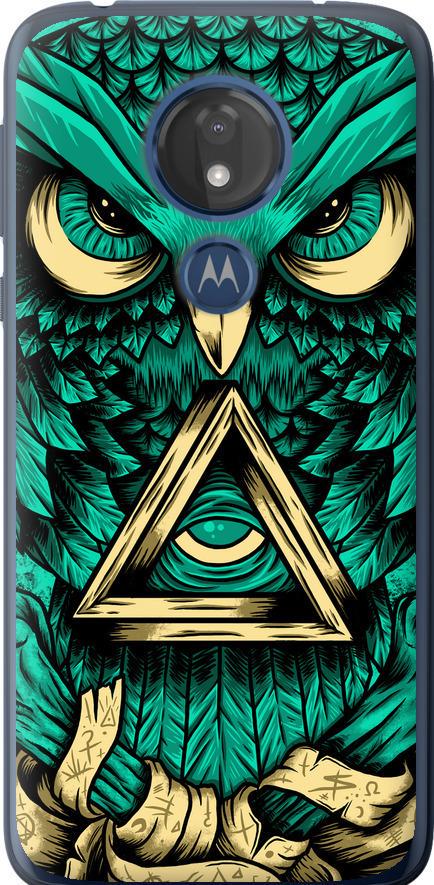 Чехол на Motorola Moto G7 Power Сова Арт-тату (3971u-1657-42517)