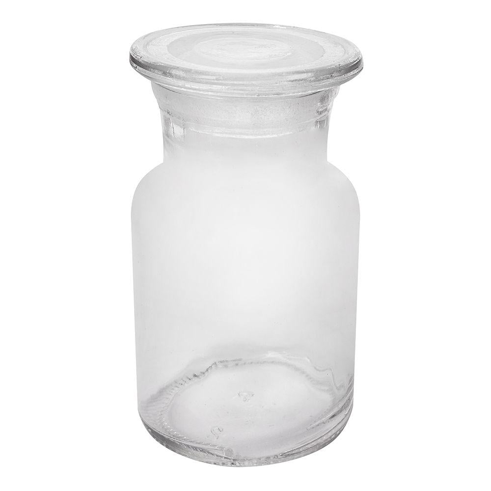 Бутыль для реактивов Ridni с пробкой и широким горлом 125 мл (12433)