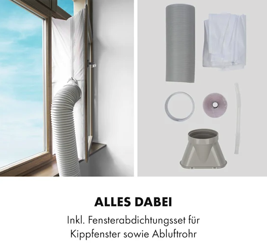 Кондиционер напольный KLARSTEIN Kraftwerk Smart 12K 3в1 3,4 кВт (10035739) - фото 4 Кондиционер напольный KLARSTEIN Kraftwerk Smart 12K 3в1 3,4 кВт (10035739) - фото 4