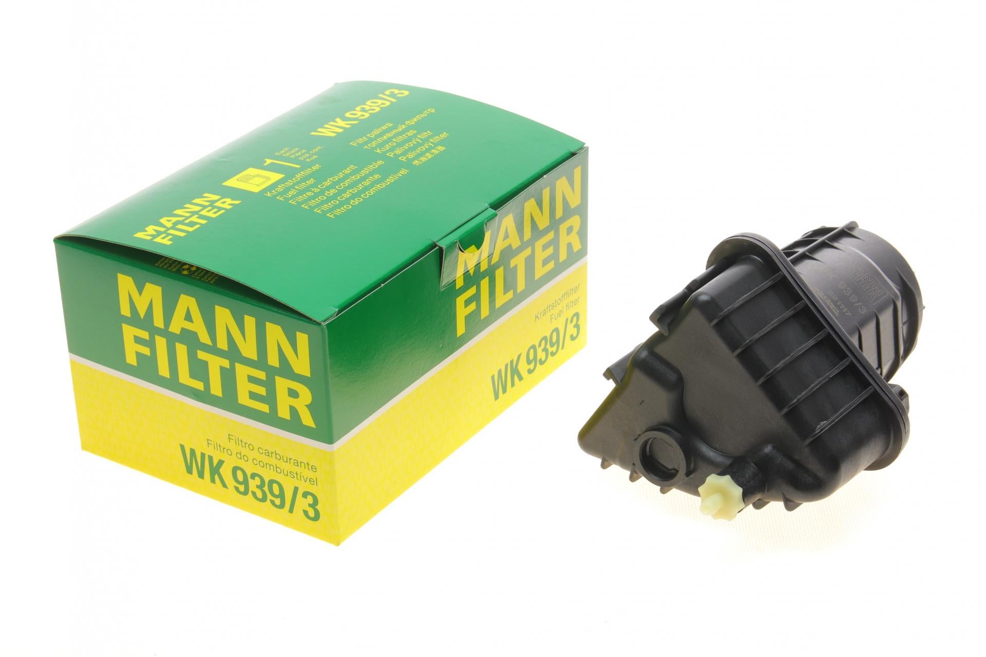 Фильтр топливный Mann-Filter для Renault Clio/Modus 1,5dci 04- (WK 939/3)