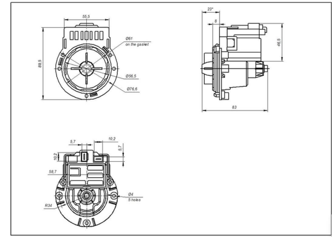 Помпа насос до пральної машини Askoll 40W M231/M325 RS0789 мідна обмотка - фото 7 Помпа насос до пральної машини Askoll 40W M231/M325 RS0789 мідна обмотка - фото 7