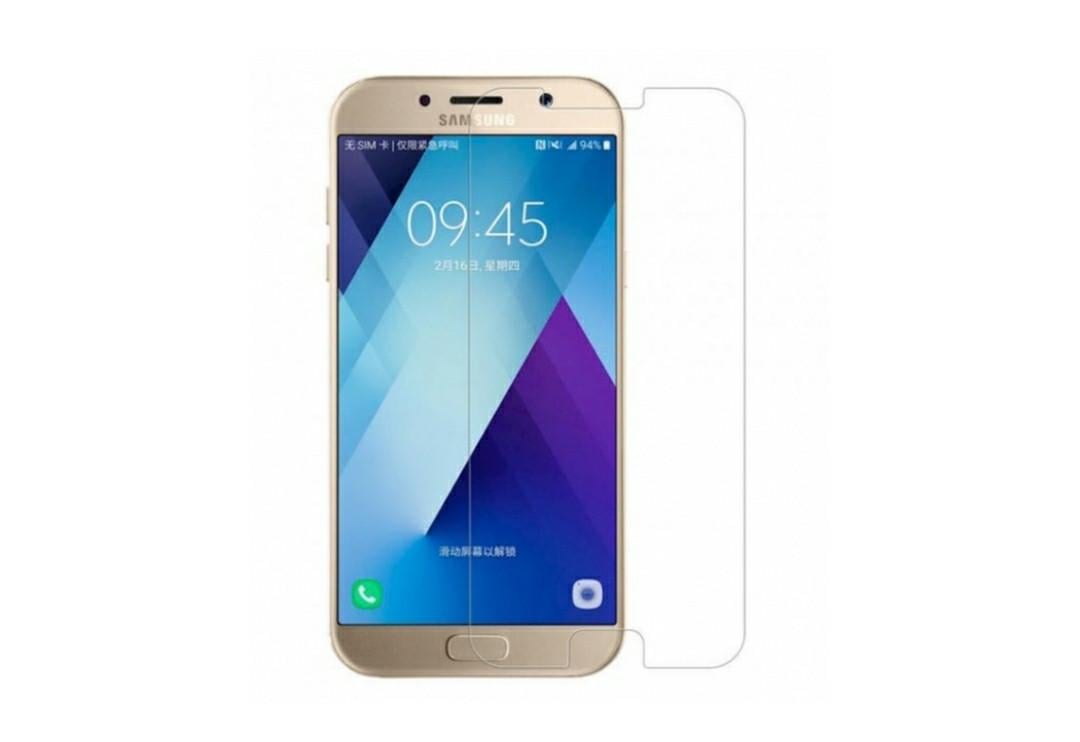 Загартоване захисне скло на Samsung A3 (2017) / Без рамки / Прозоре