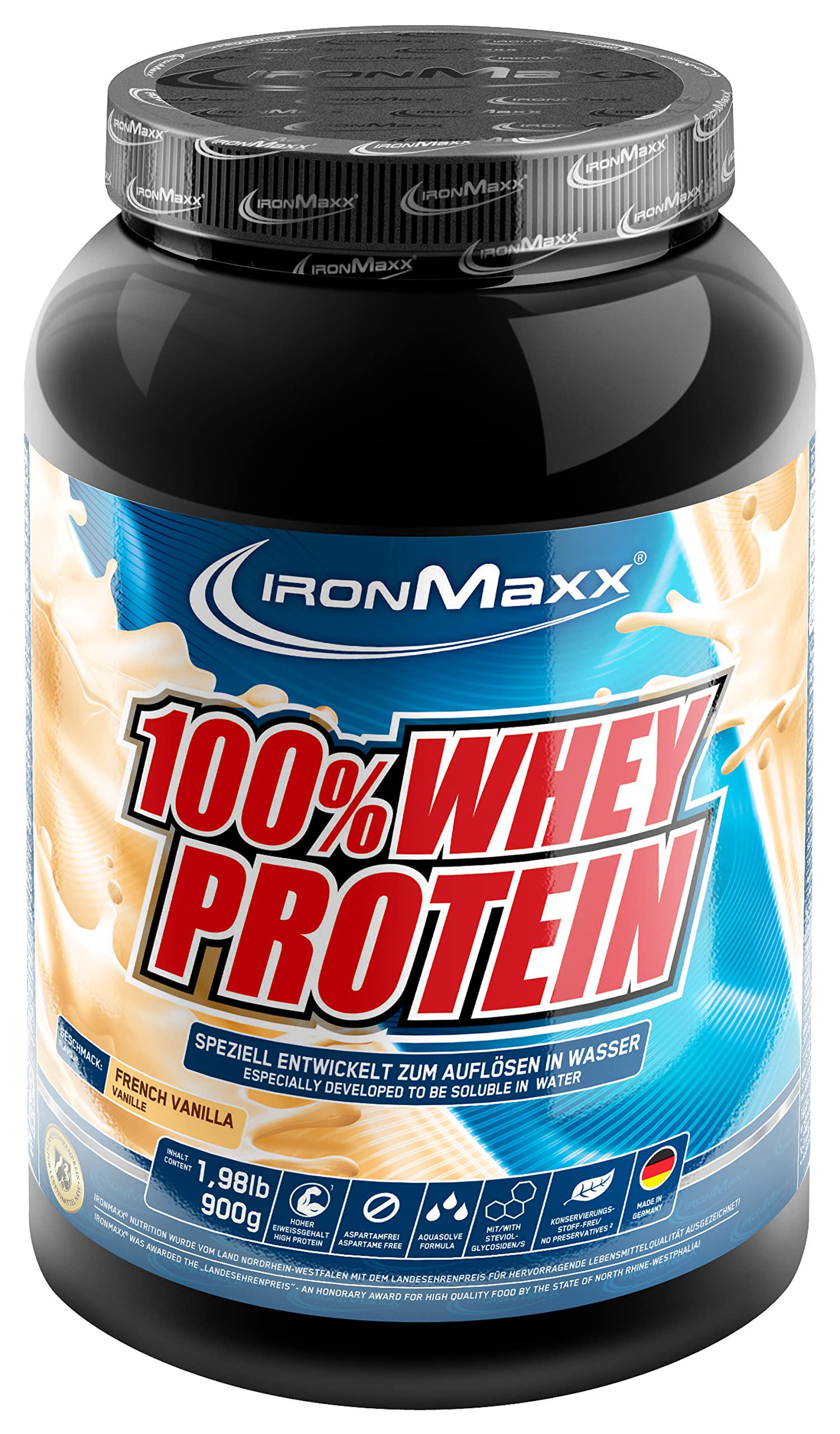 Протеин Ironmaxx 100% Whey Protein 900 g French vanilla Протеин Ironmaxx 100% Whey Protein 900 g French vanilla