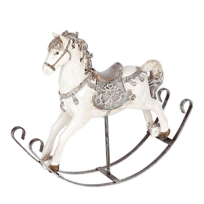 Фігурка новорічна Flora Конячка 23 см (12012)