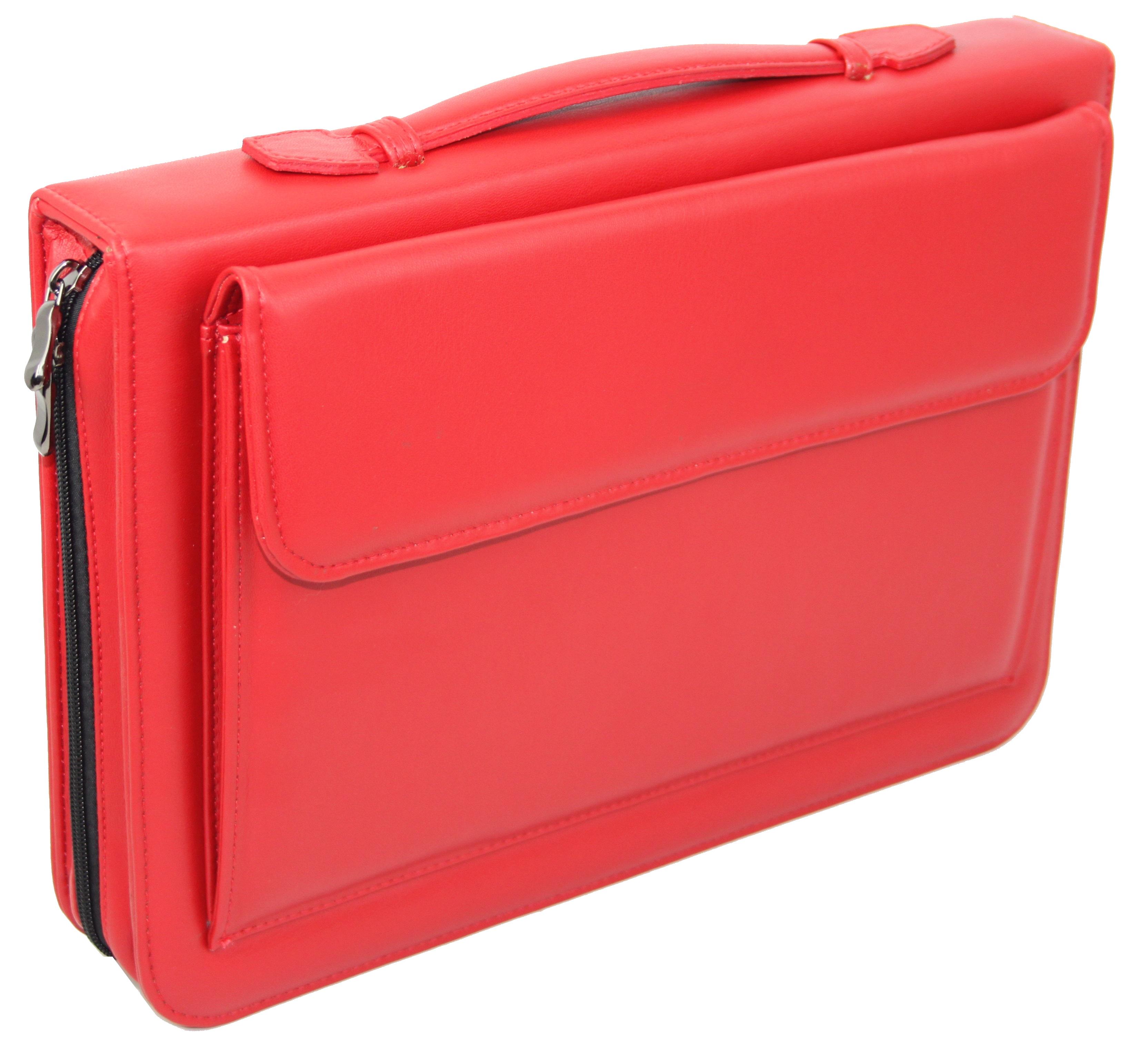 Папка деловая Portfolio для документов из экокожи Красный (Portak-19 red)