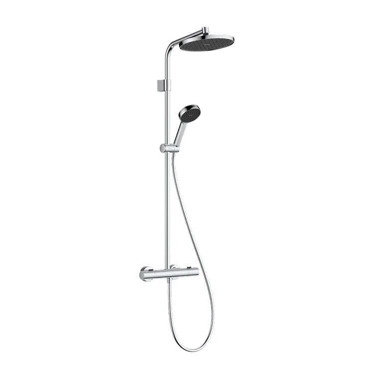 Душевая система Hansgrohe Activera S 240 1jet EcoSmart+ Ecostat Fine Varia с термостатом металл Хром (28083000)