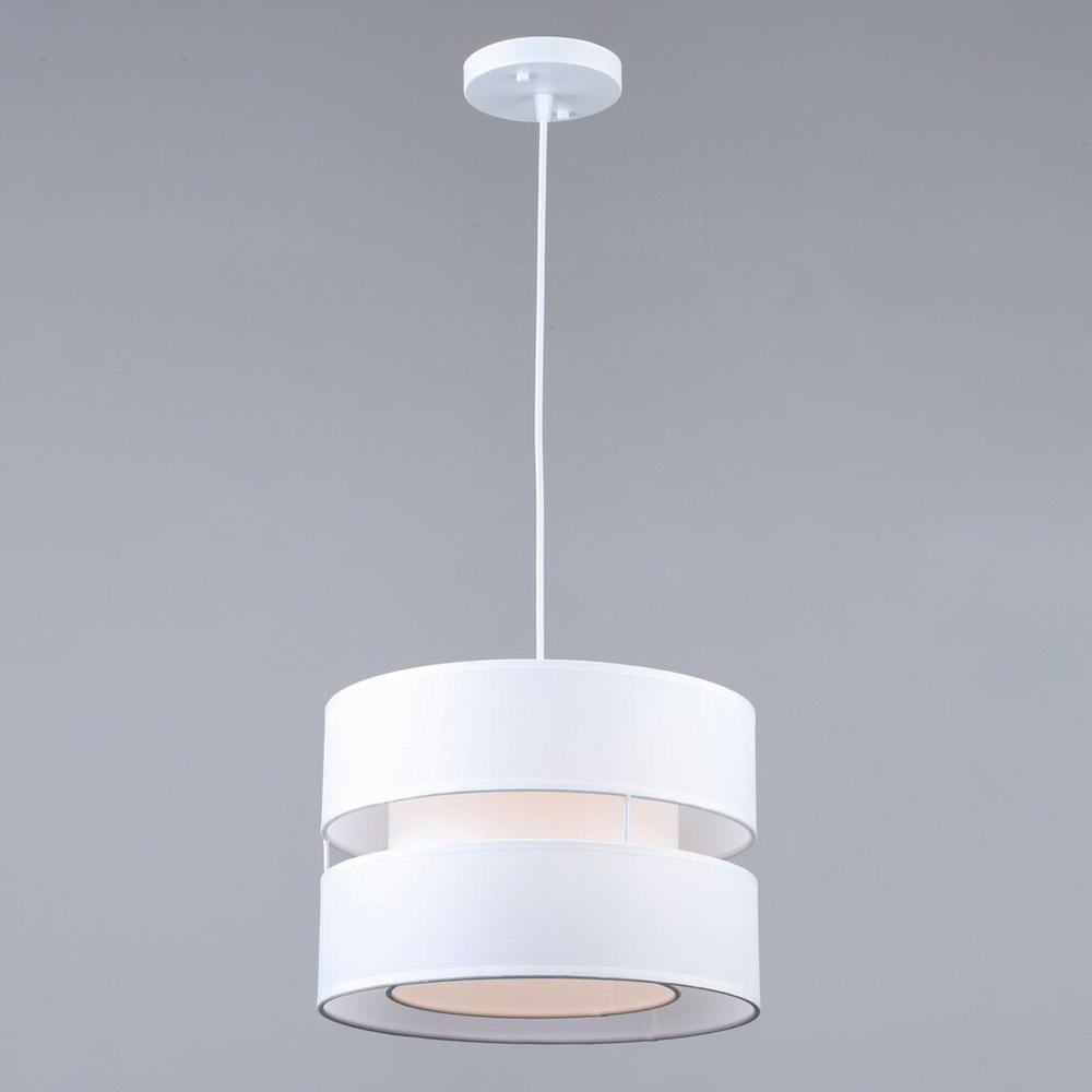 Люстра подвесная с абажуром Light House SRS-20830/1H WT Белый