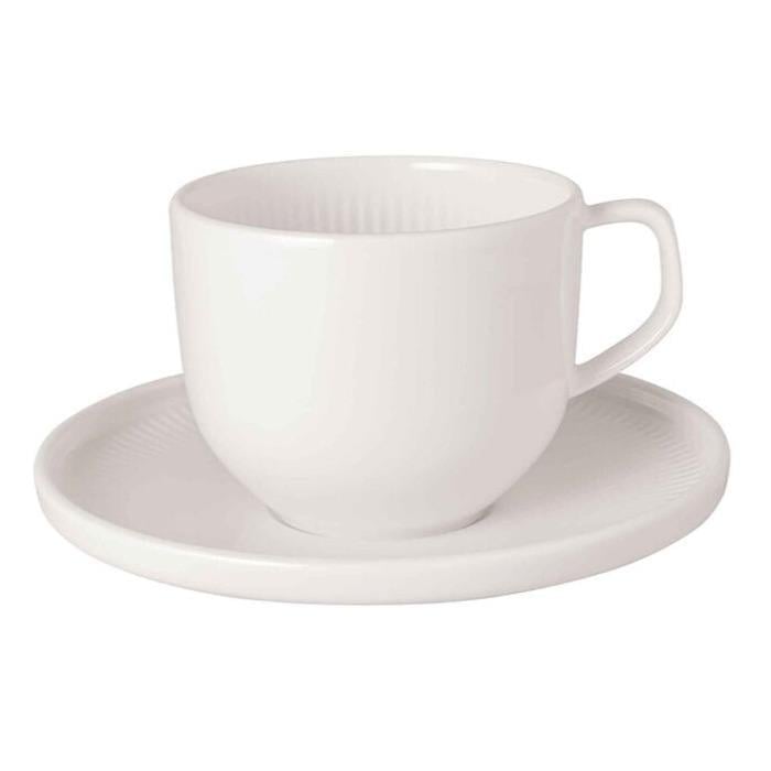 Набор чашек для кофе Villeroy & Boch Afina с блюдцем 14 см фарфор 2 пр. 150 мл (2636288)