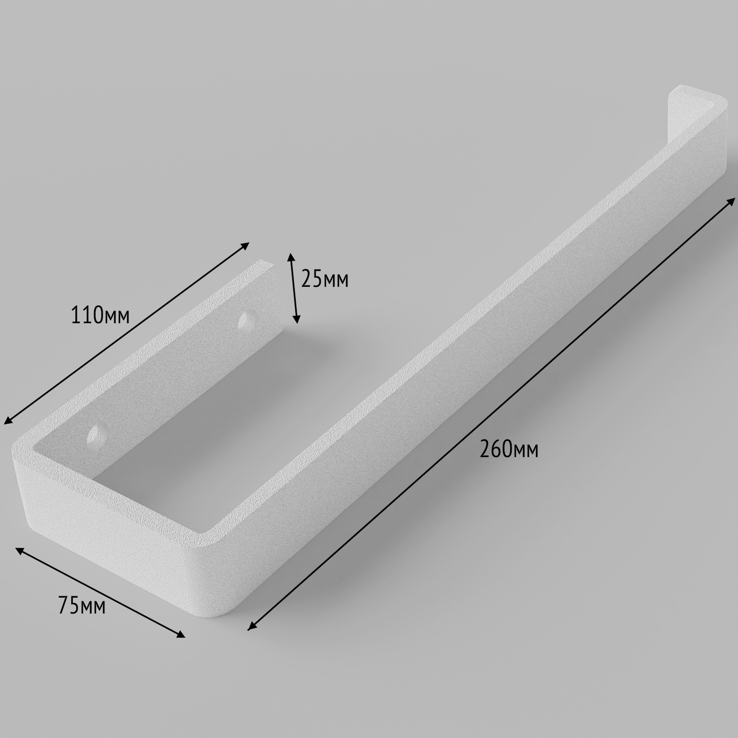 Держатель для полотенец DVK-260 Белый - фото 2 Держатель для полотенец DVK-260 Белый - фото 2