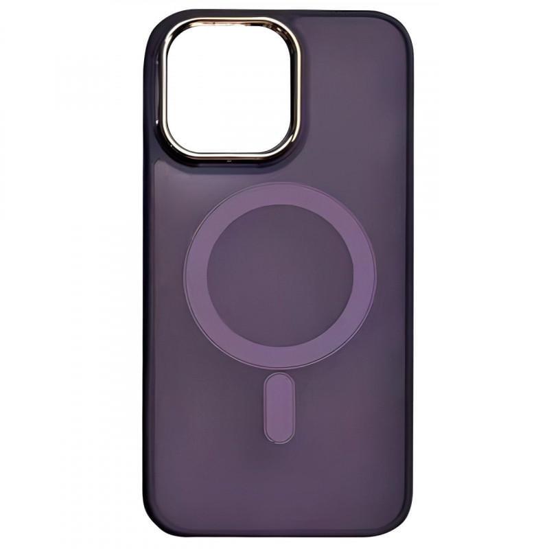Противоударный Чехол TPU+PC Lily with MagSafe для Apple iPhone 14 Pro (6.1") Deep Purple
