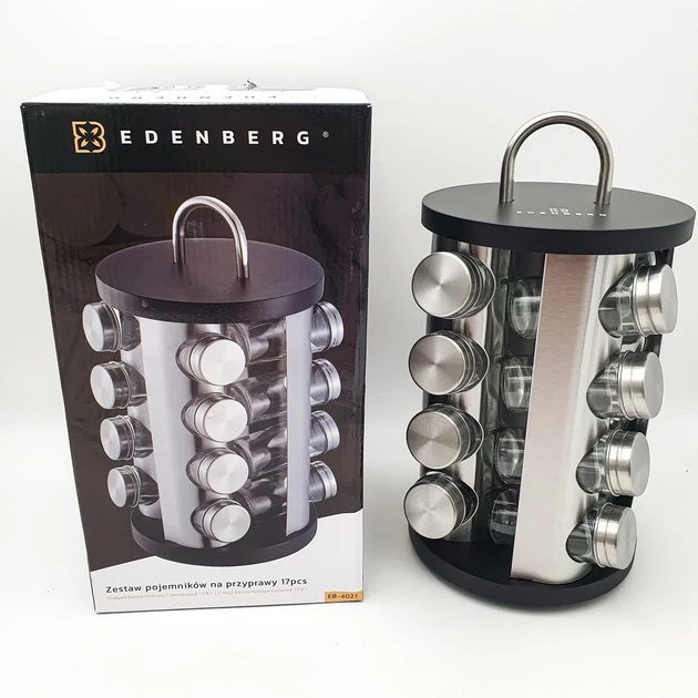 Набор для специй Edenberg из нержавеющей стали 17 пр. (EB-4027) - фото 2