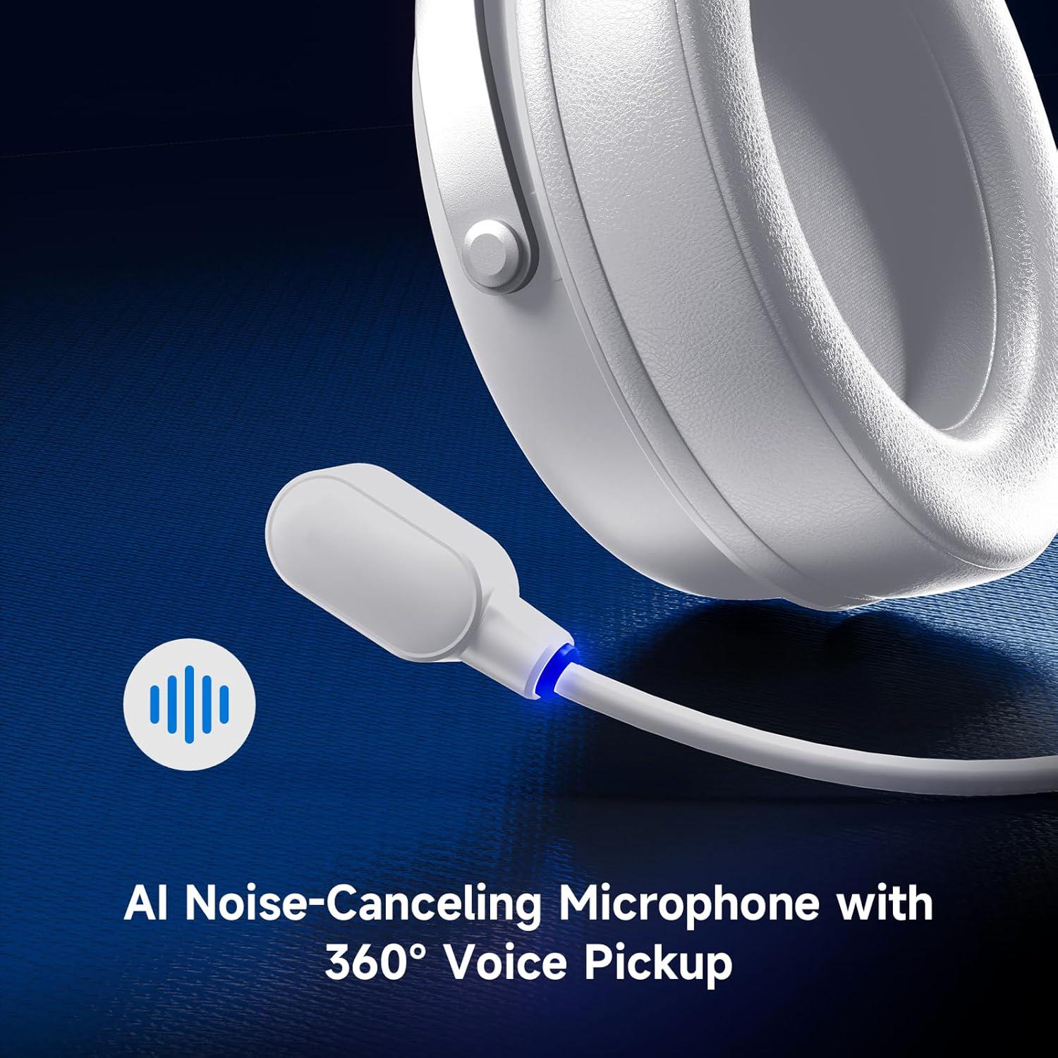 Навушники бездротові Mchose V9 Pro White - фото 8