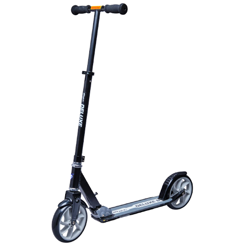 Самокат JD Bug Deluxe Scooter без амортизаторів 101x88 см Black (1879191348)