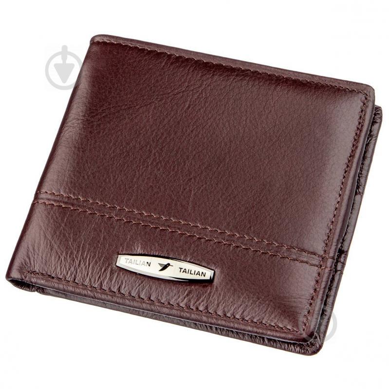 Кошелек кожаный TAILIAN 18998 Коричневый