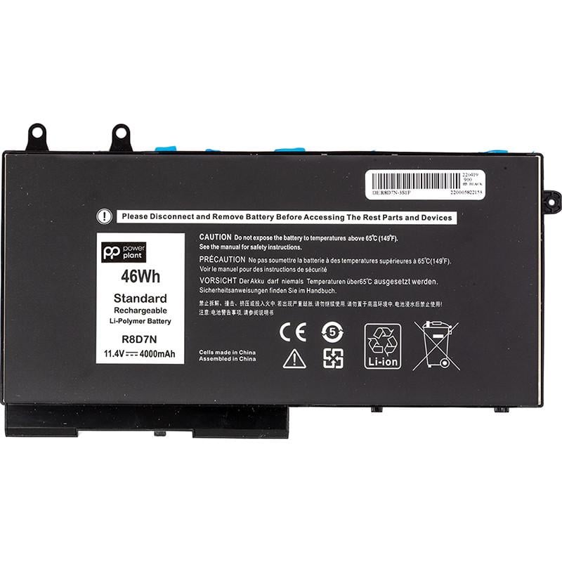 Аккумулятор Power для ноутбуков Dell Latitude 5400 E5400 Series R8D7N 11,4V 4000mAh