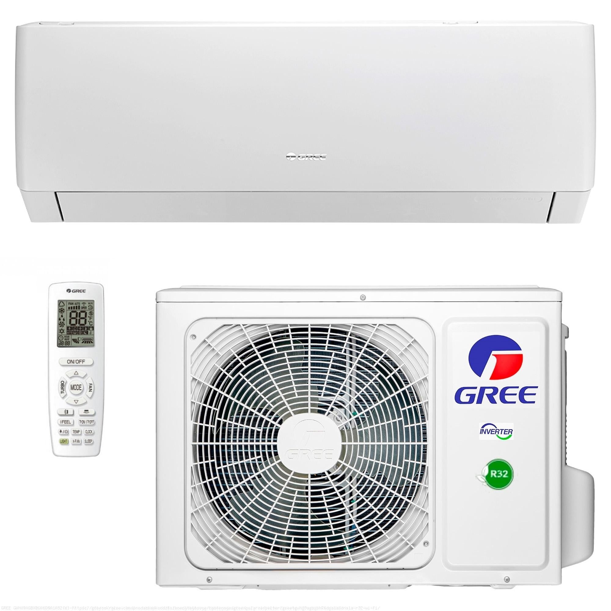 Кондиционер сплит-система Gree Pular R32 Inverter GWH12AGCXB-K6DNA1A