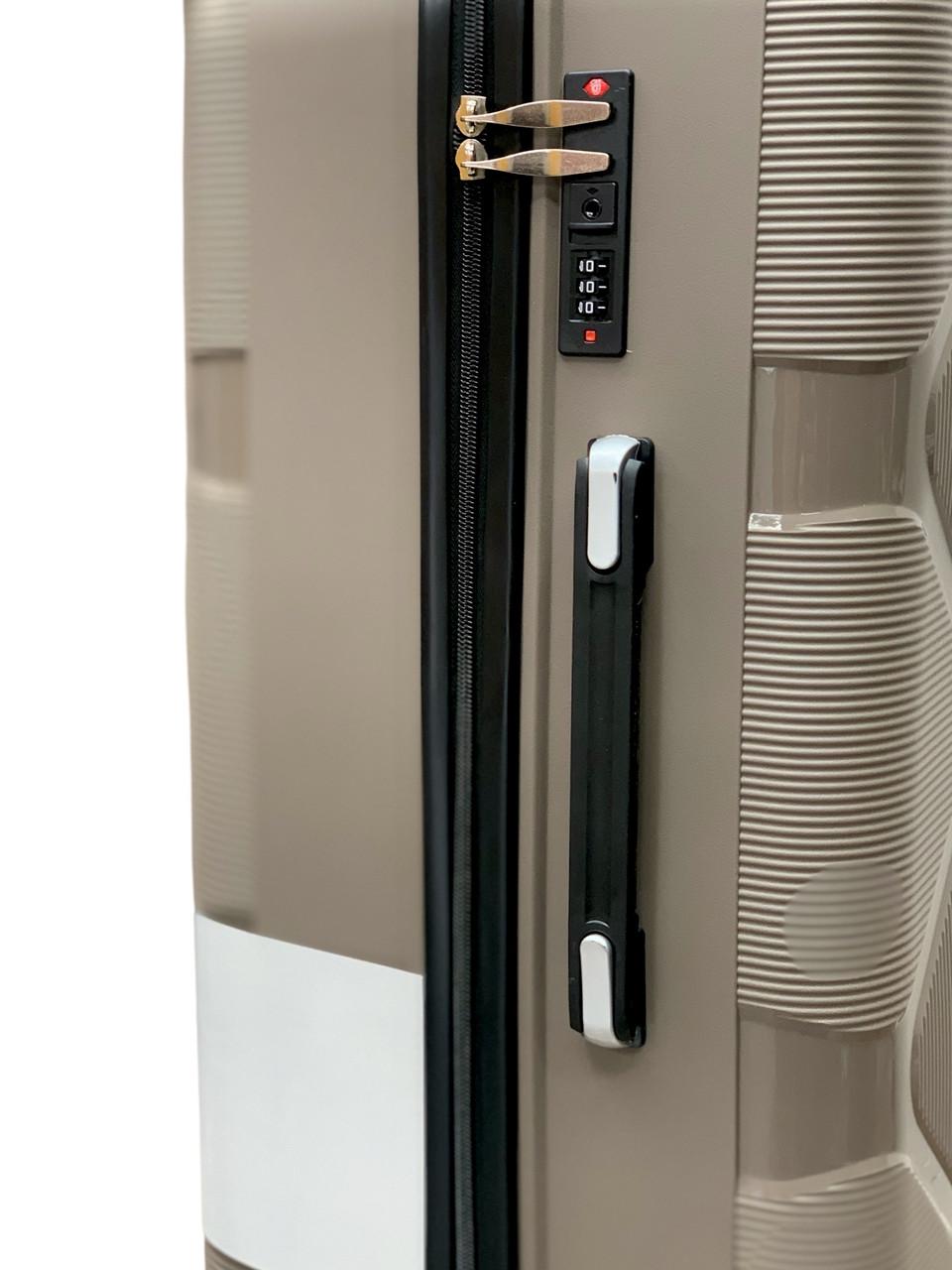 Чемодан Gedox PP004-М полипропилен на 4-х двойных колесах средний М 70 л - фото 2