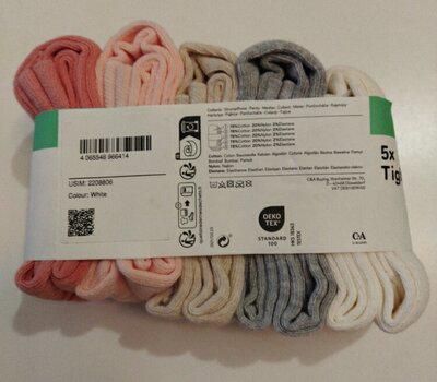 Комплект колготок для дівчинки C&A на 2 роки 5 шт. (30776772)