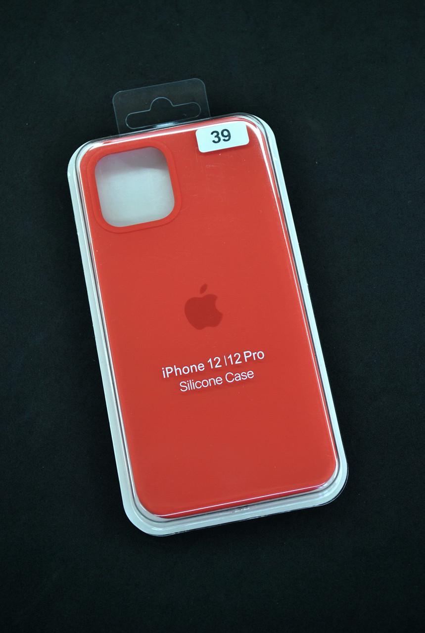 Чехол для телефона iPhone 11ProMax Silicone Case FULL №39 orange